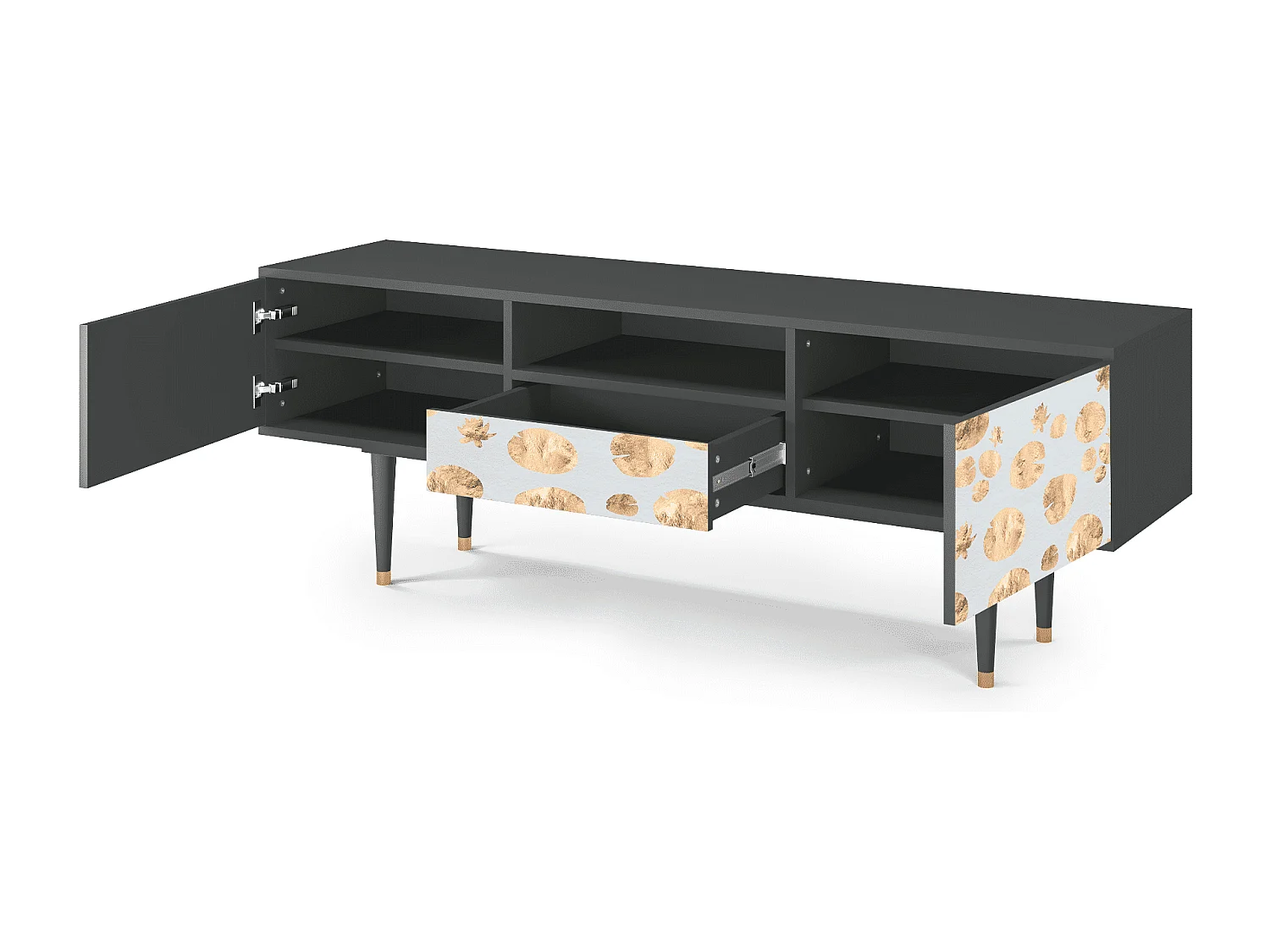 TV-Möbel - 170х59х41 cm - T6 - Blue Giraffe, Anthrazit