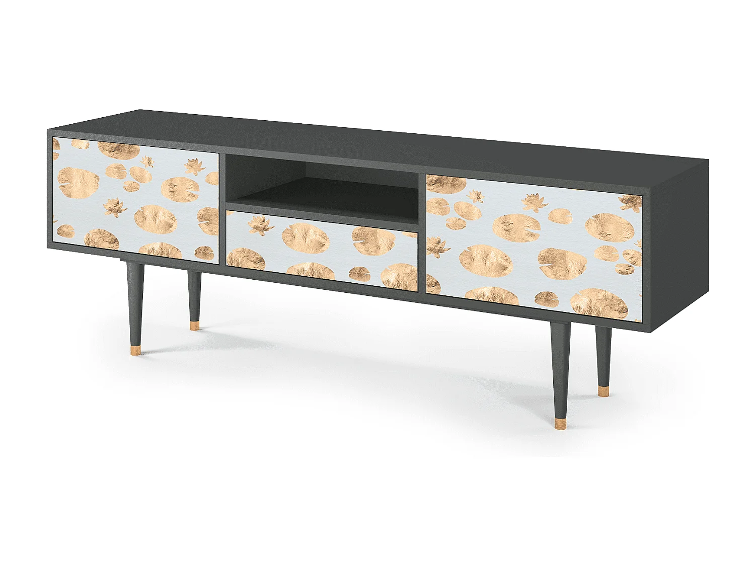 TV-Möbel - 170х59х41 cm - T6 - Blue Giraffe, Anthrazit