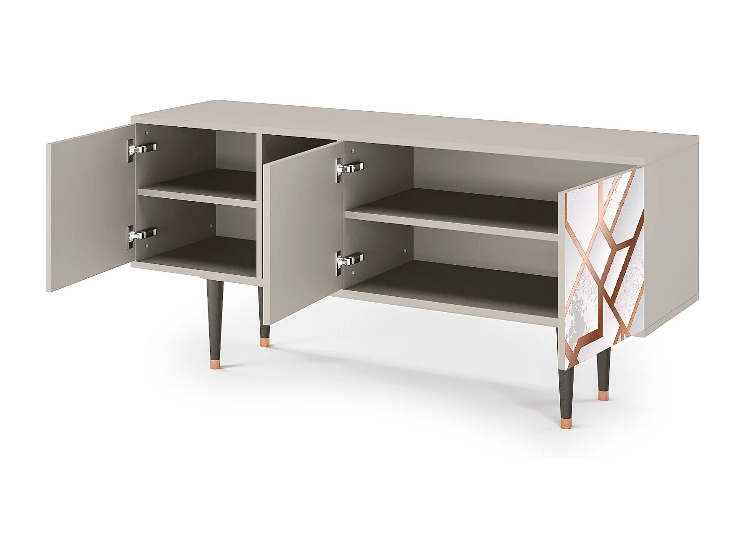 Meuble TV - 150х69х41 cm - T5 - Pastel Fairytale, Sable