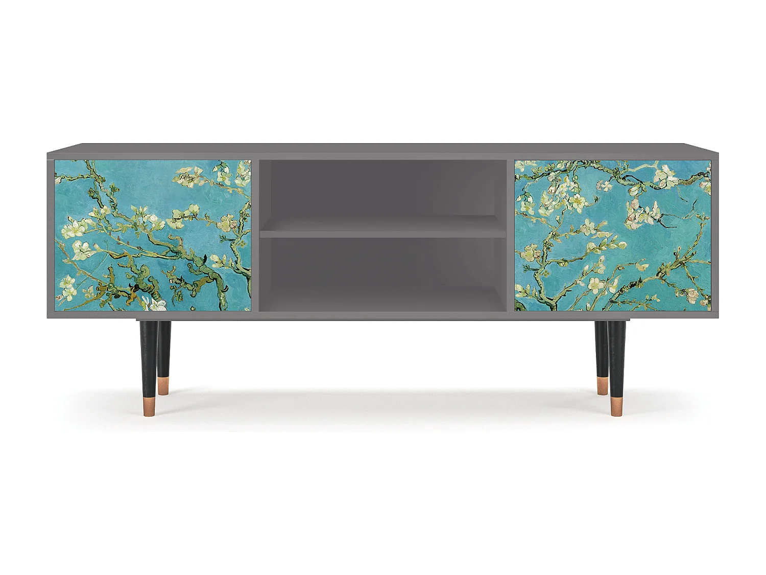 Mobile TV - 170х69х48 cm - T2 - Almond Blossom, Grigio