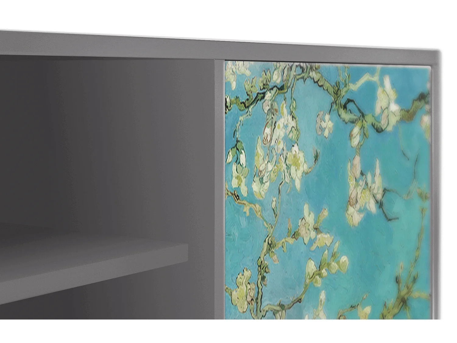 Mobile TV - 170х69х48 cm - T2 - Almond Blossom, Grigio
