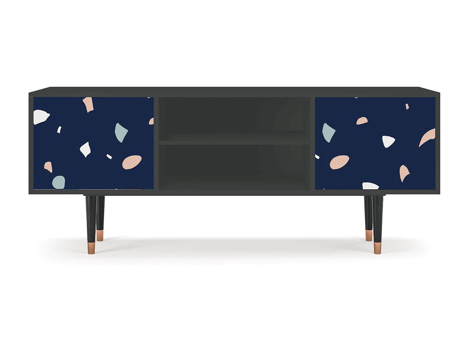 Mueble de TV - 170х69х48 cm - T2 - Space Satellites, Antracita