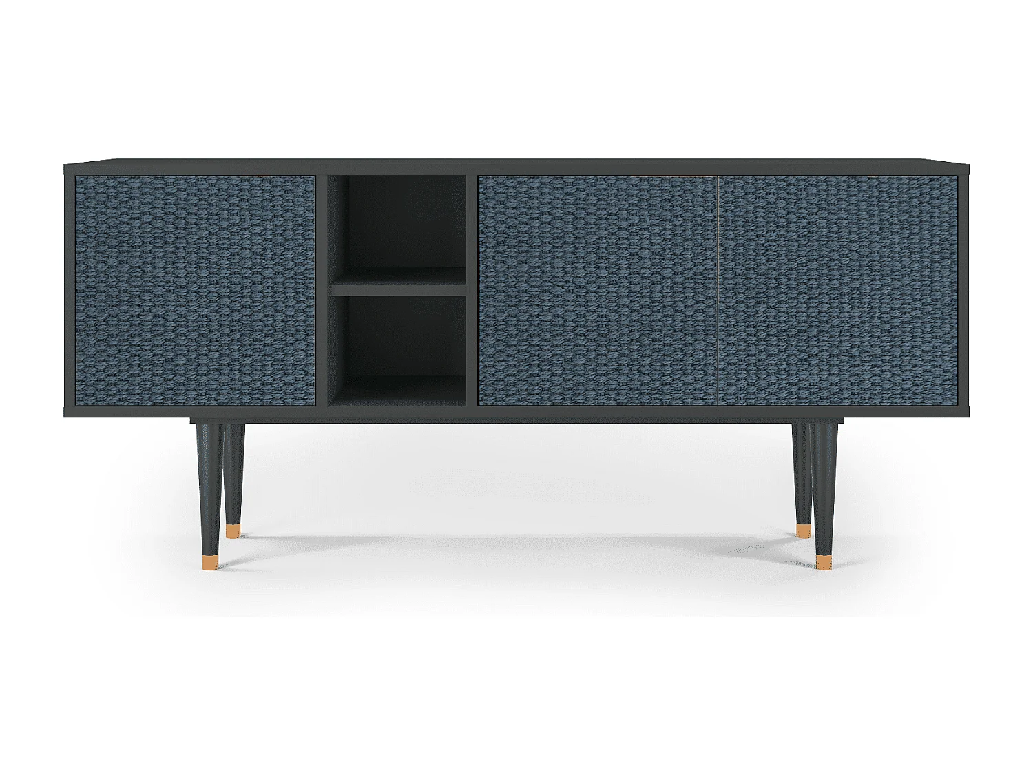 Mobile TV - 150х69х41 cm - T5 - Knitted Pattern, Antracite