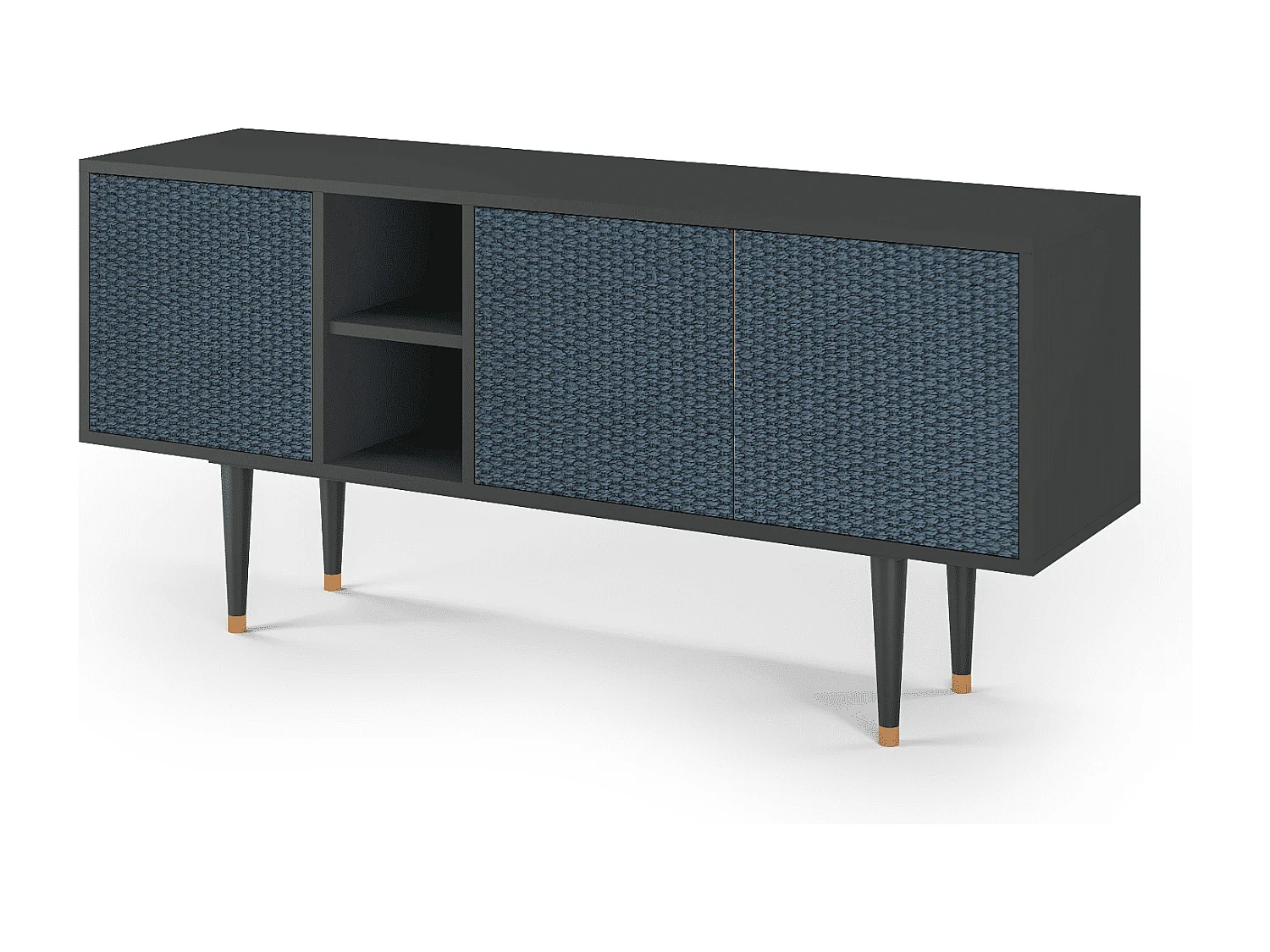 Mobile TV - 150х69х41 cm - T5 - Knitted Pattern, Antracite