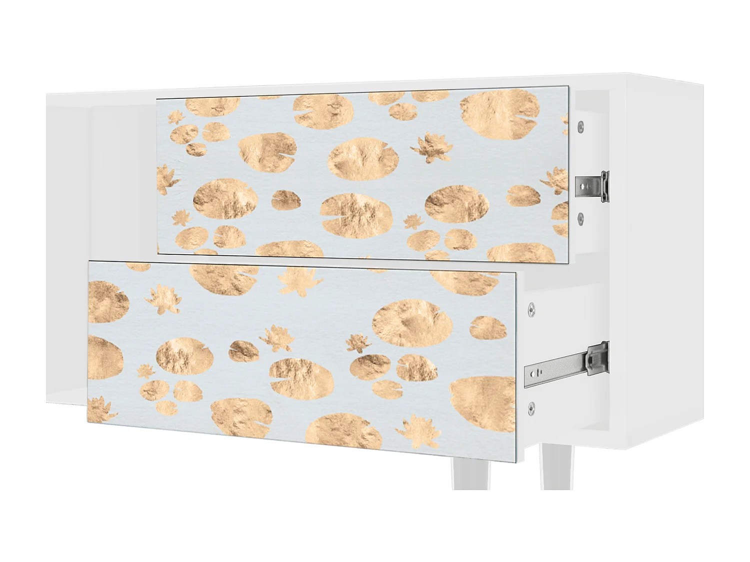 Meuble TV - 170х69х48 cm - T1 - Blue Giraffe, Blanc