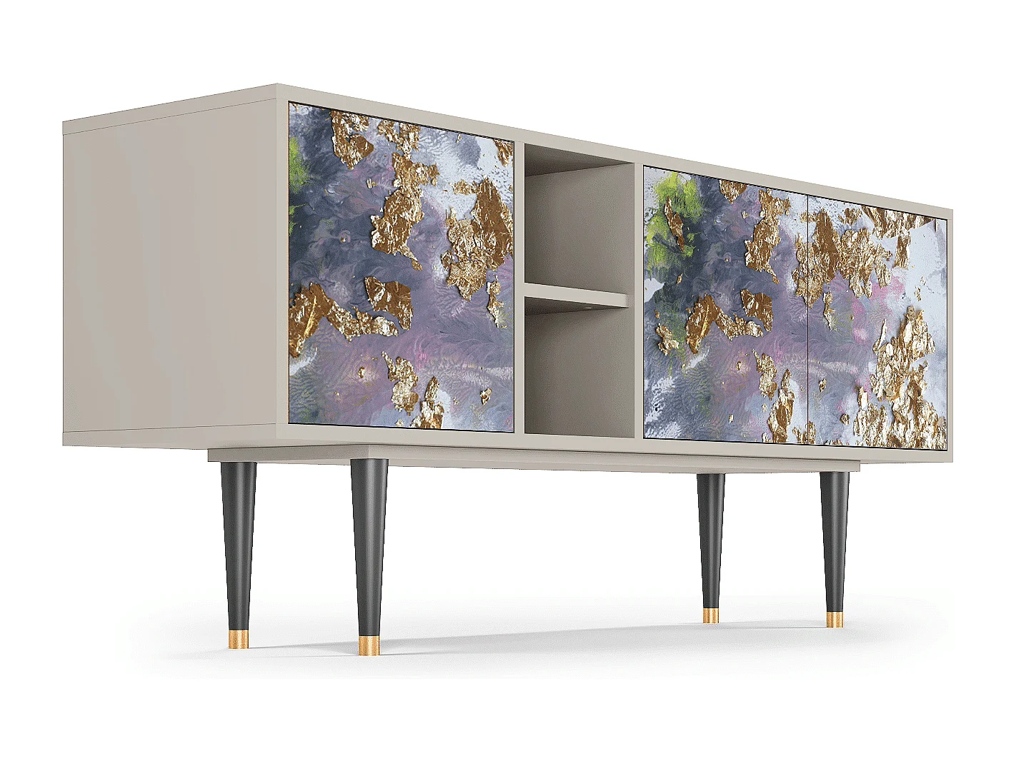 TV-meubel - 150х69х41 cm - T5 - Planet Earth, Zand