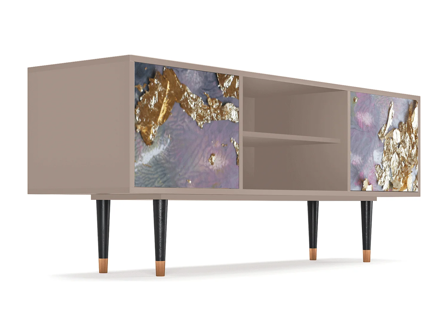 Mobile TV - 170х69х48 cm - T2 - Planet Earth, Latte