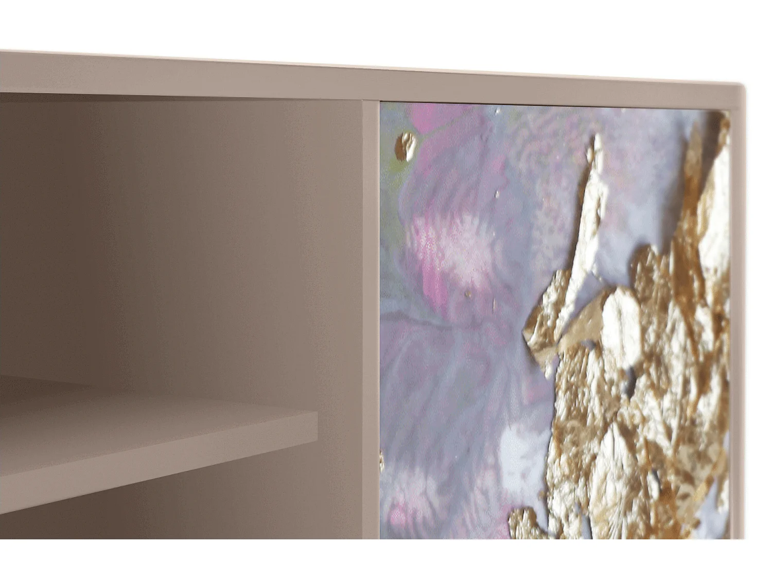 Mobile TV - 170х69х48 cm - T2 - Planet Earth, Latte