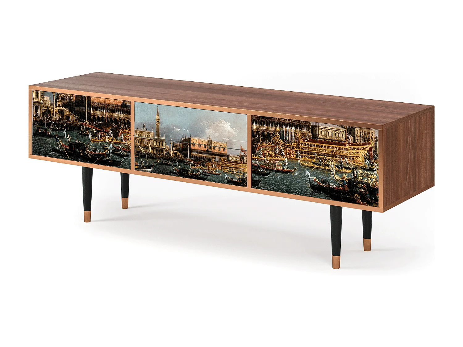 TV-Möbel - 170х59х48 cm - T4 - The Bucintoro, Walnuss