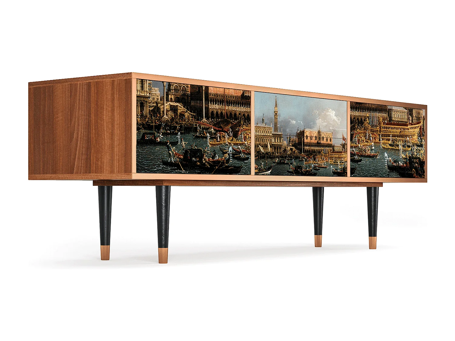 TV-Möbel - 170х59х48 cm - T4 - The Bucintoro, Walnuss