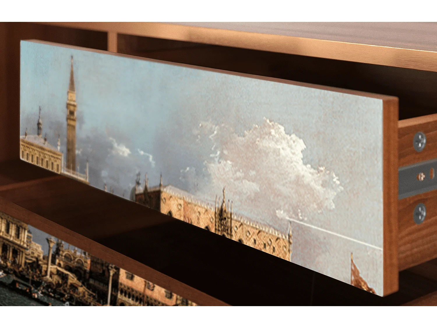 TV-Möbel - 170х59х48 cm - T4 - The Bucintoro, Walnuss