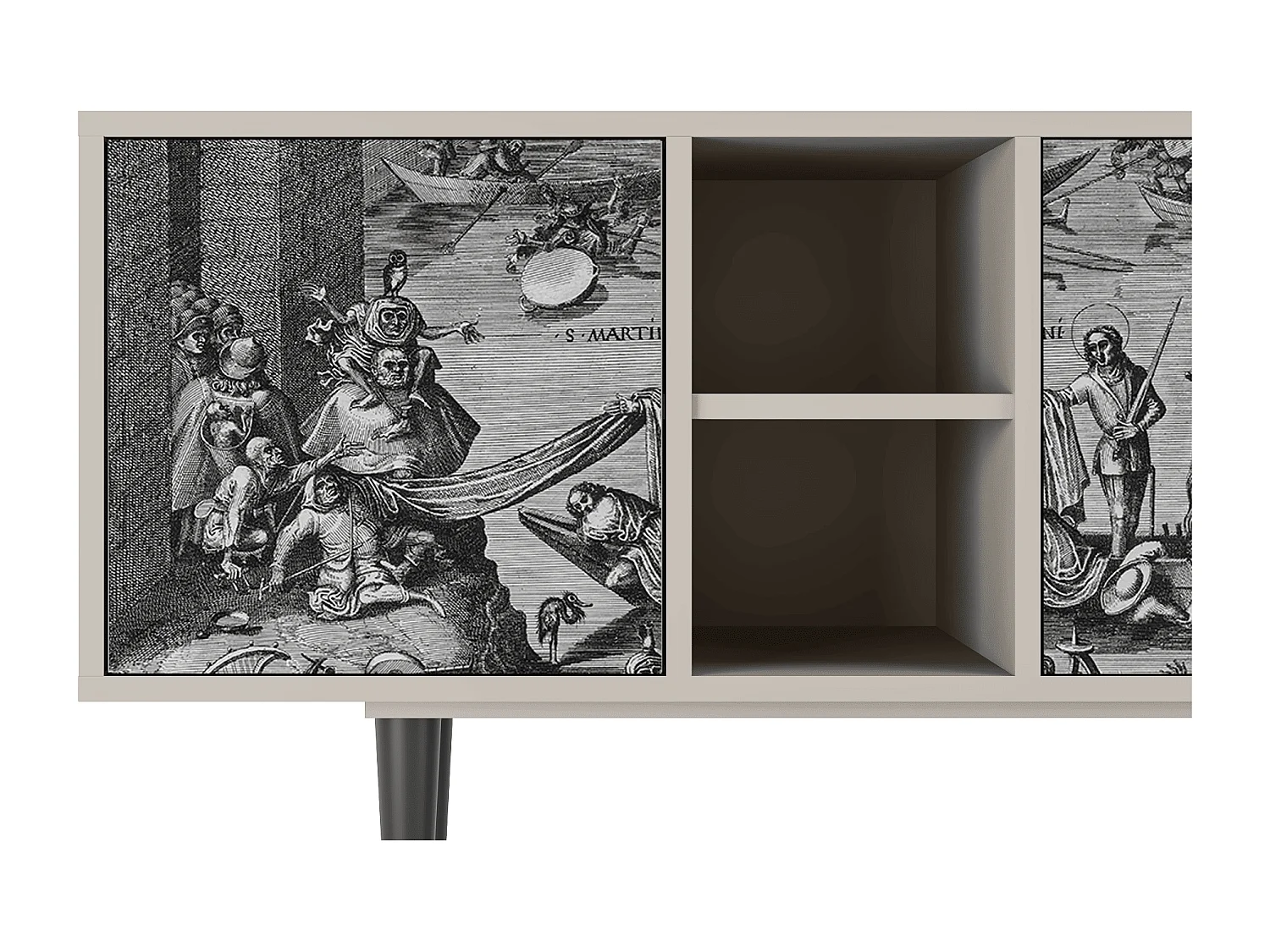 Mobile TV - 150х69х41 cm - T5 - Saint Martin, Sabbia