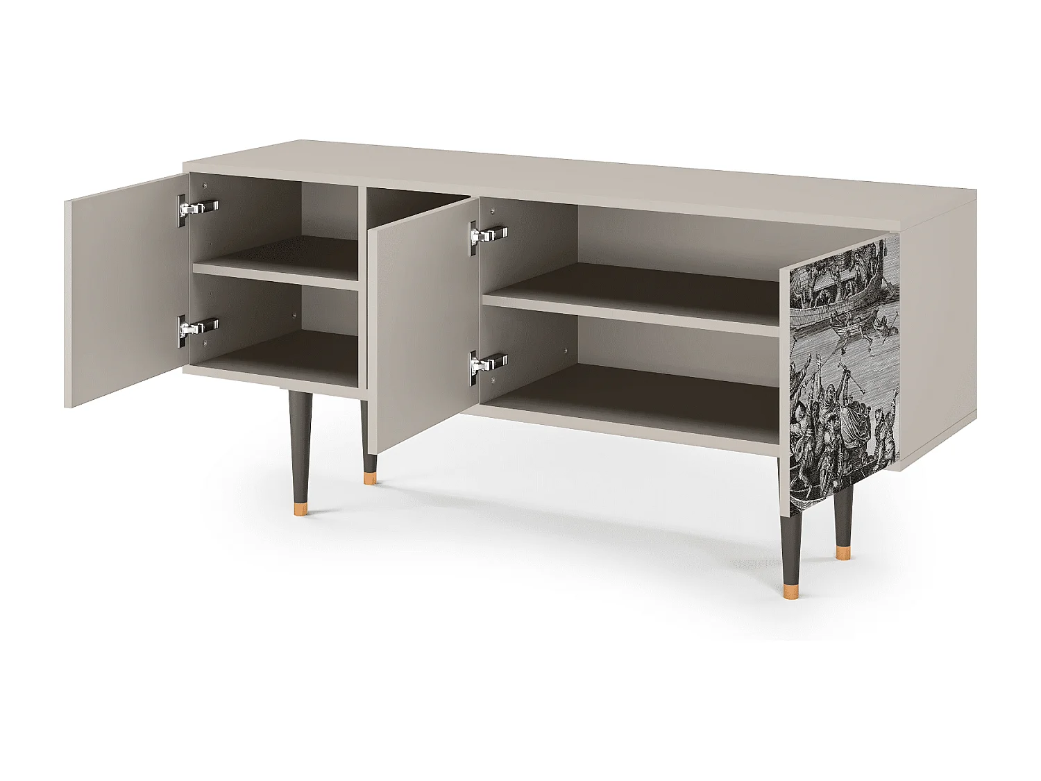 Mobile TV - 150х69х41 cm - T5 - Saint Martin, Sabbia