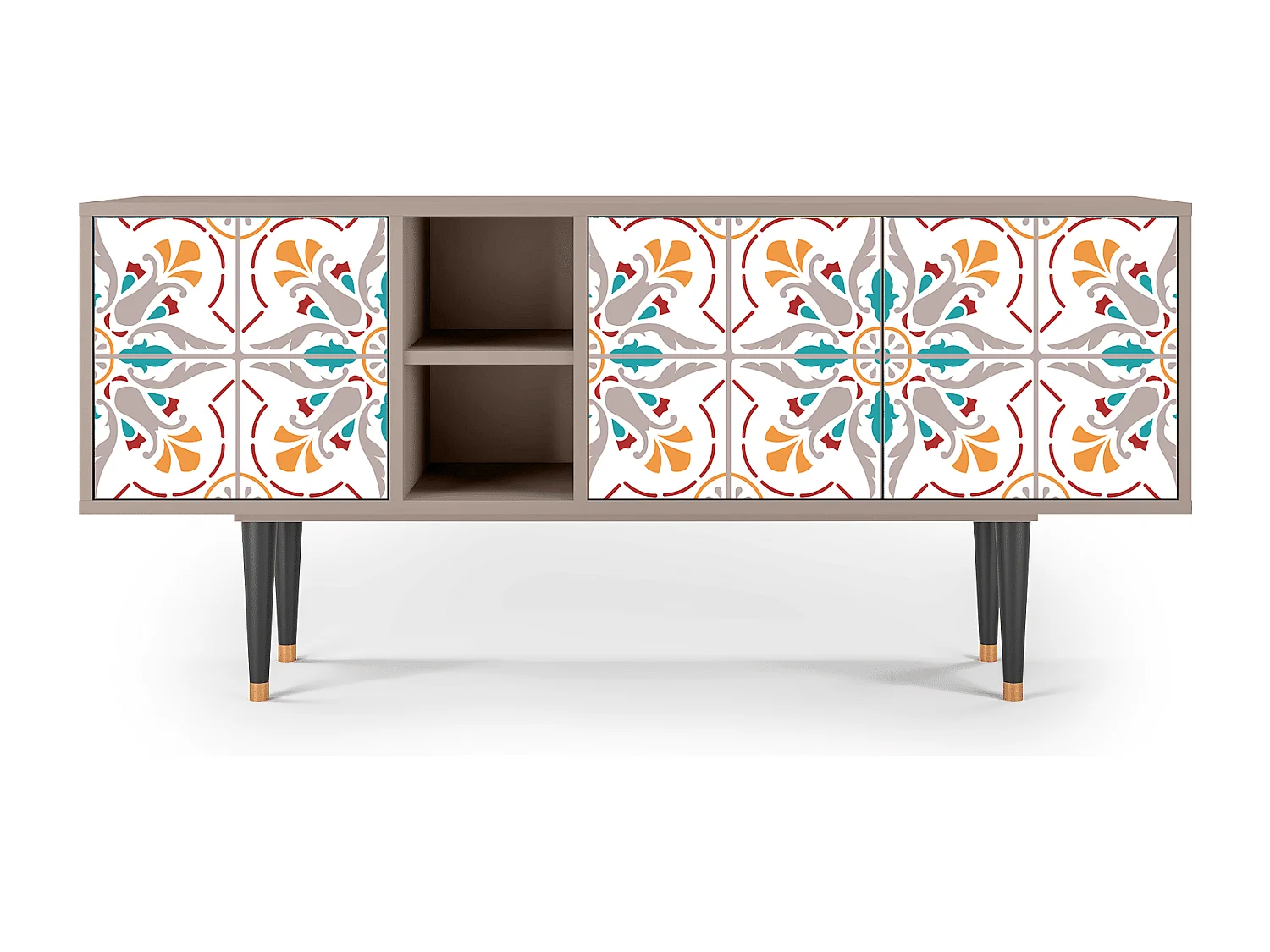 Mueble de TV - 150х69х41 cm - T5 - Spring Ceramics, Latte