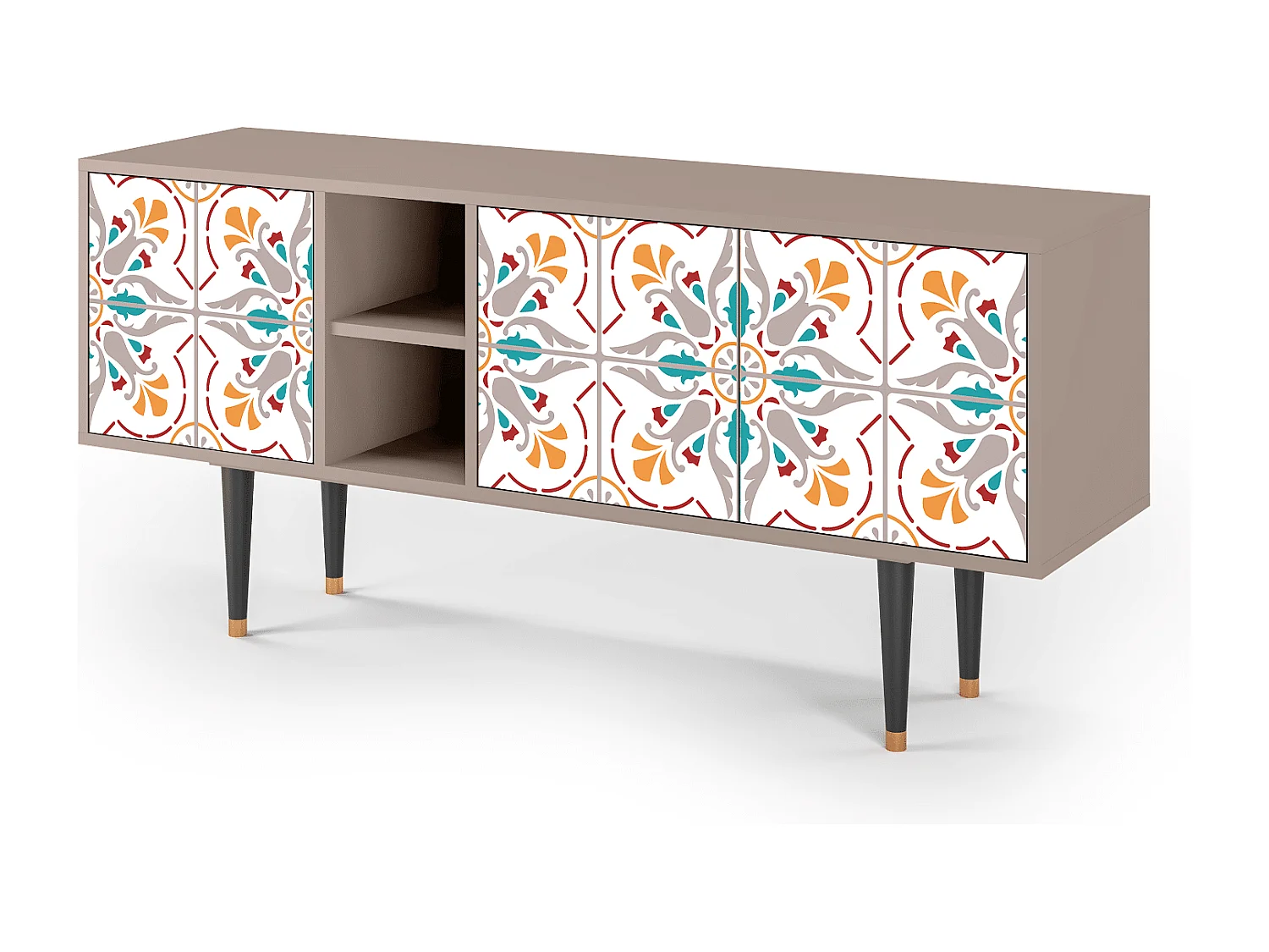 Mueble de TV - 150х69х41 cm - T5 - Spring Ceramics, Latte