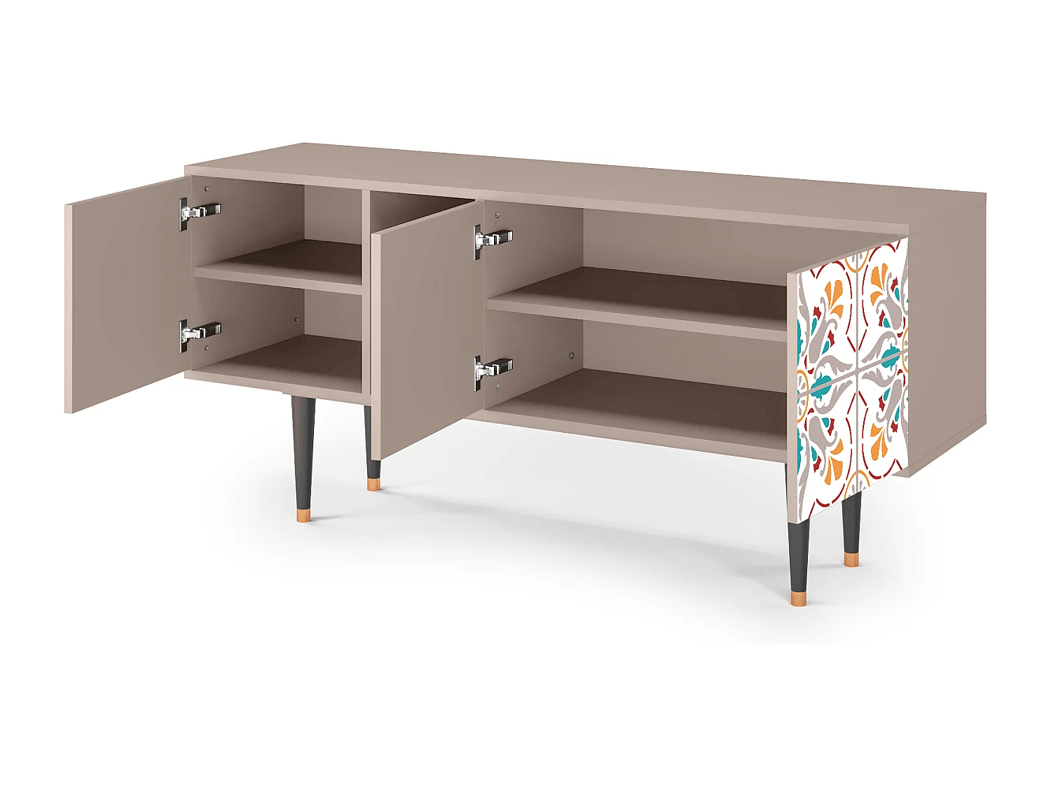 Mueble de TV - 150х69х41 cm - T5 - Spring Ceramics, Latte