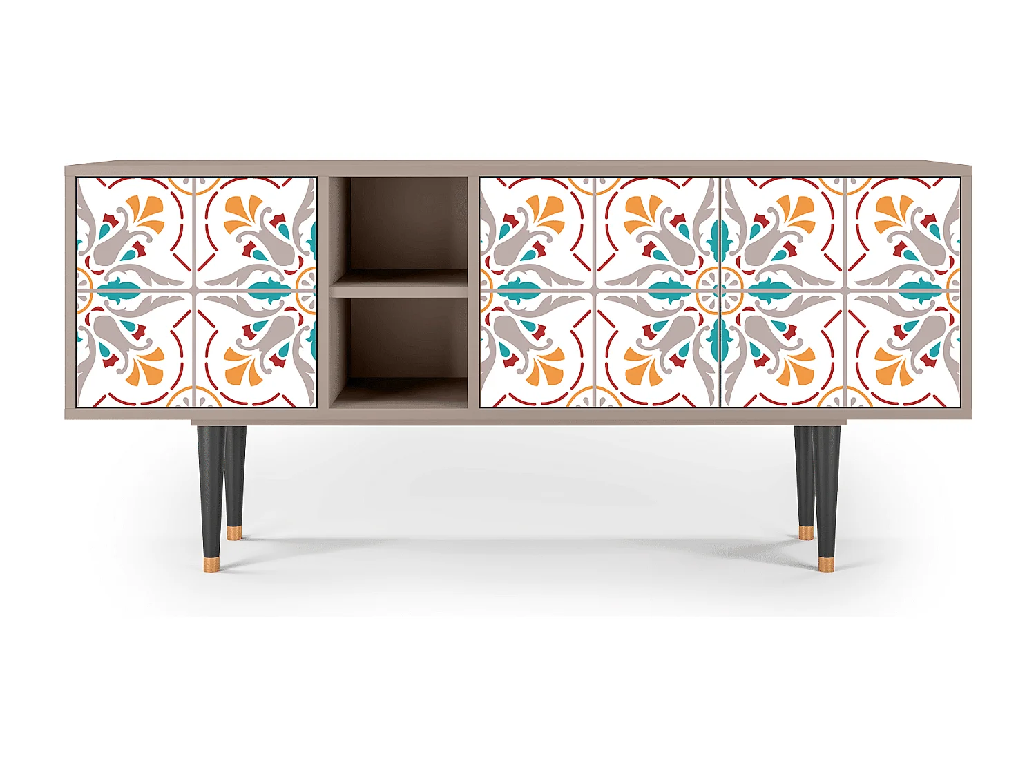 Szafka RTV - 150х69х41 cm - T5 - Spring Ceramics, Latte