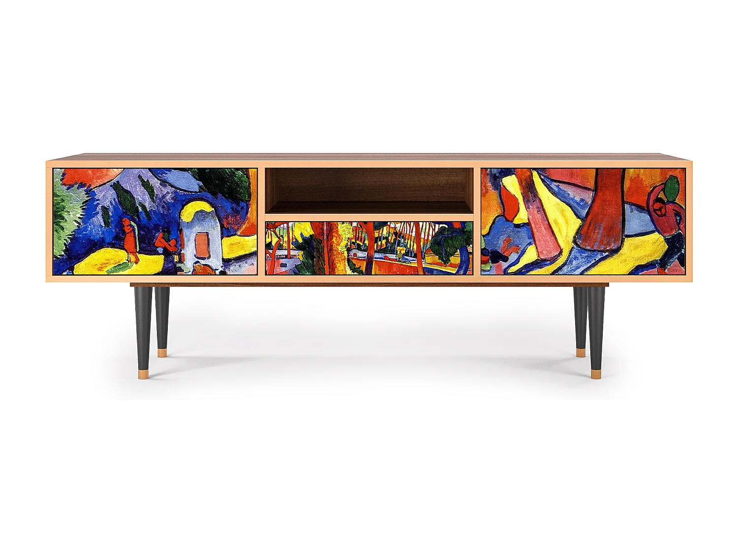 TV-meubel - 170х59х41 cm - T6 - The Turning Road, Walnoot