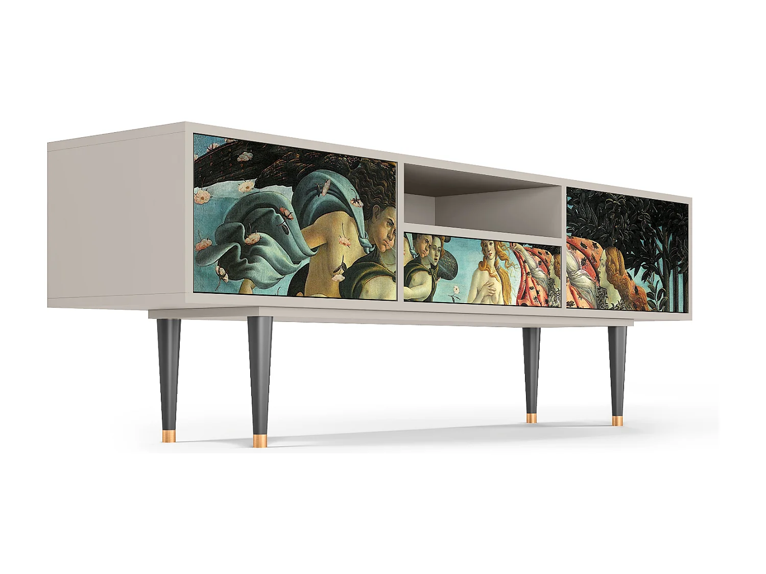 TV-Möbel - 170х59х41 cm - T6 - The Birth of Venus, Sand