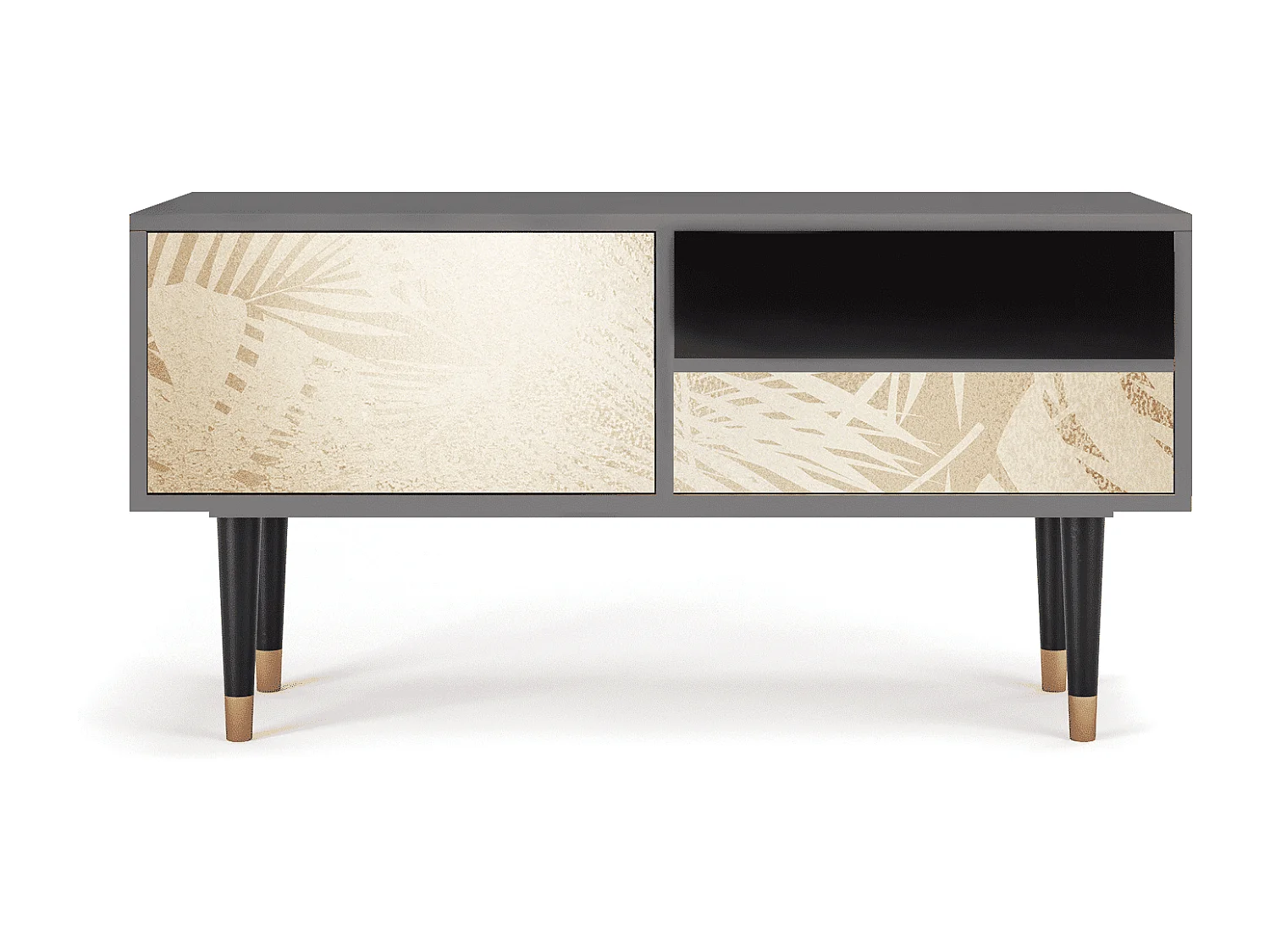 TV-meubel - 115х59х48 cm - T3 - Plant of the Dessert, Grijs