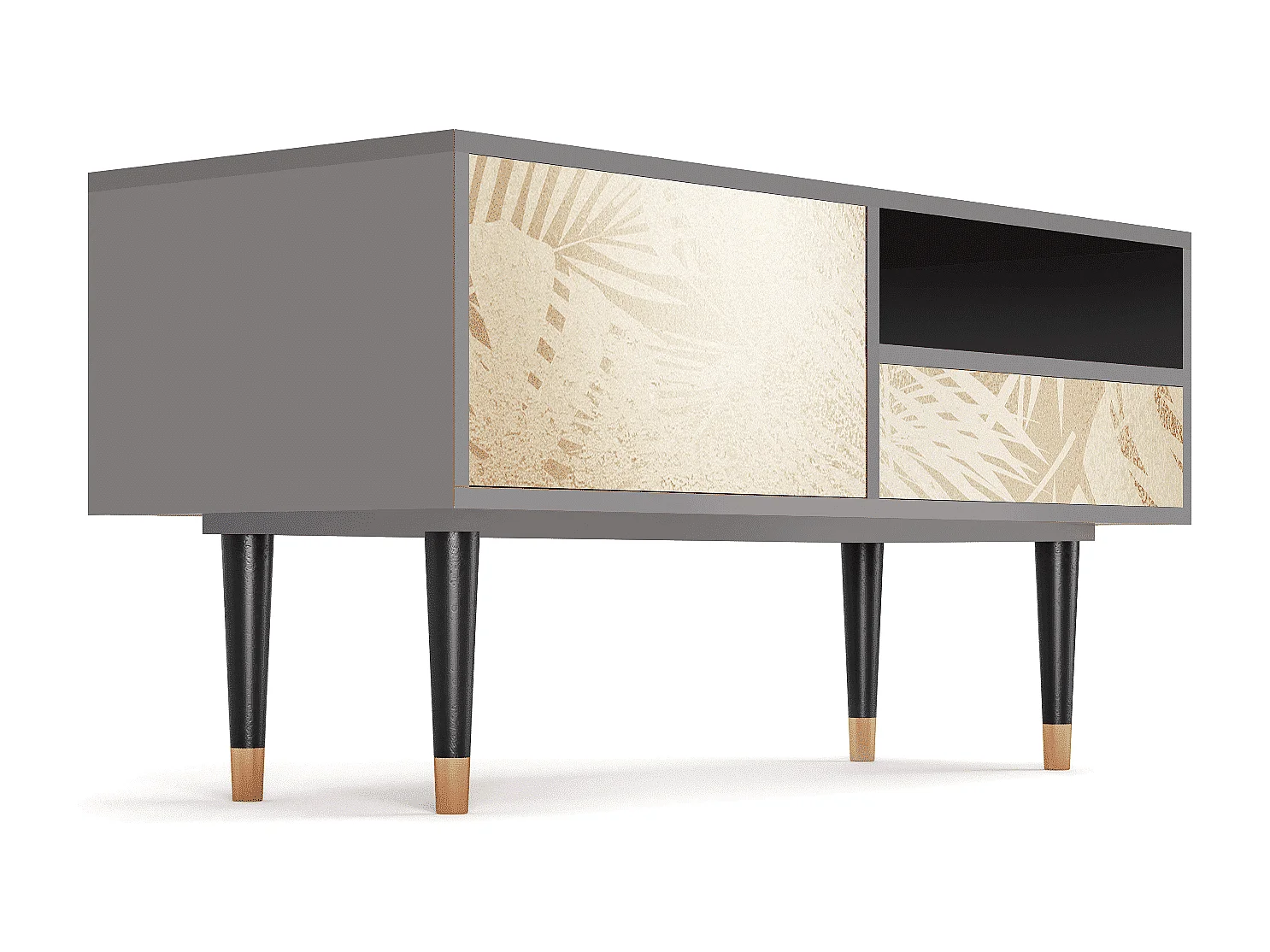 TV-meubel - 115х59х48 cm - T3 - Plant of the Dessert, Grijs