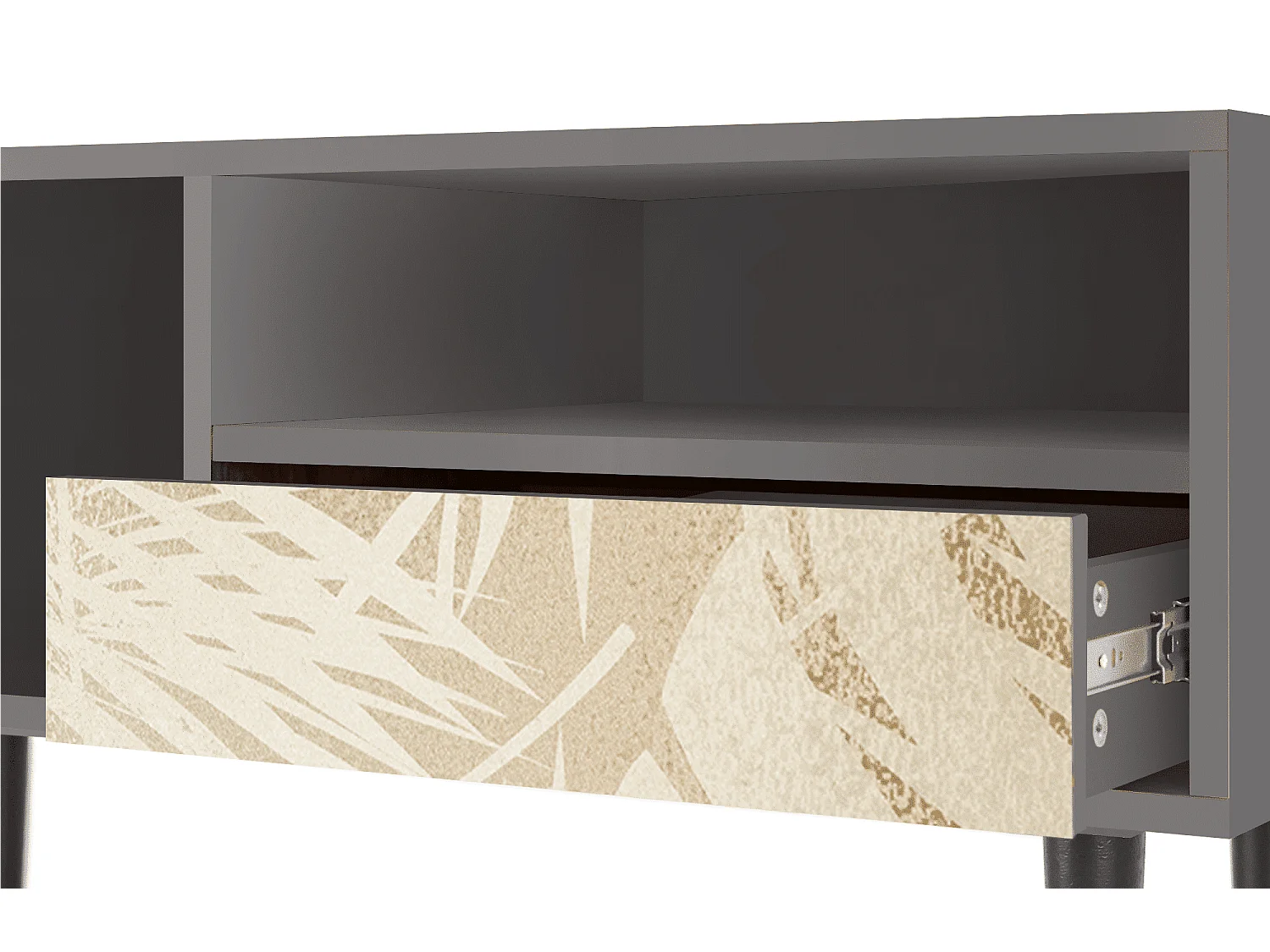 TV-meubel - 115х59х48 cm - T3 - Plant of the Dessert, Grijs