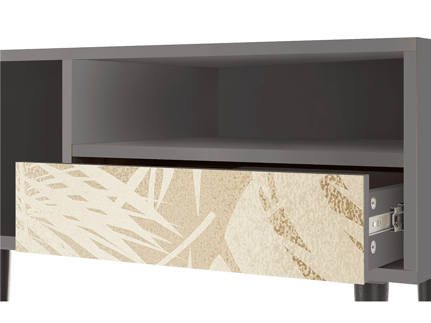 Mueble de TV - 115х59х48 cm - T3 - Plant of the Dessert, Gris