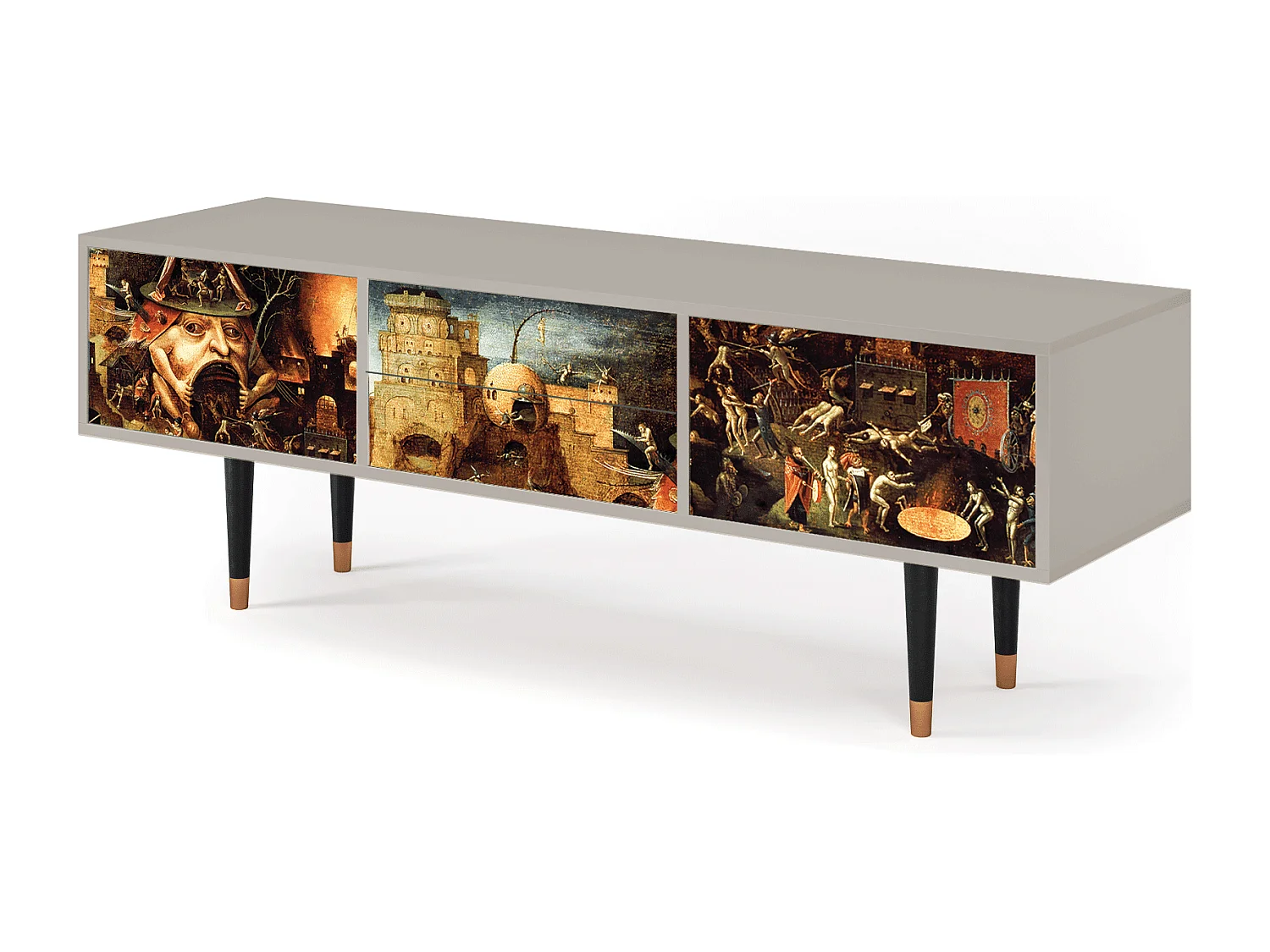 Mobile TV - 170х59х48 cm - T4 - Christ in Limbo, Sabbia