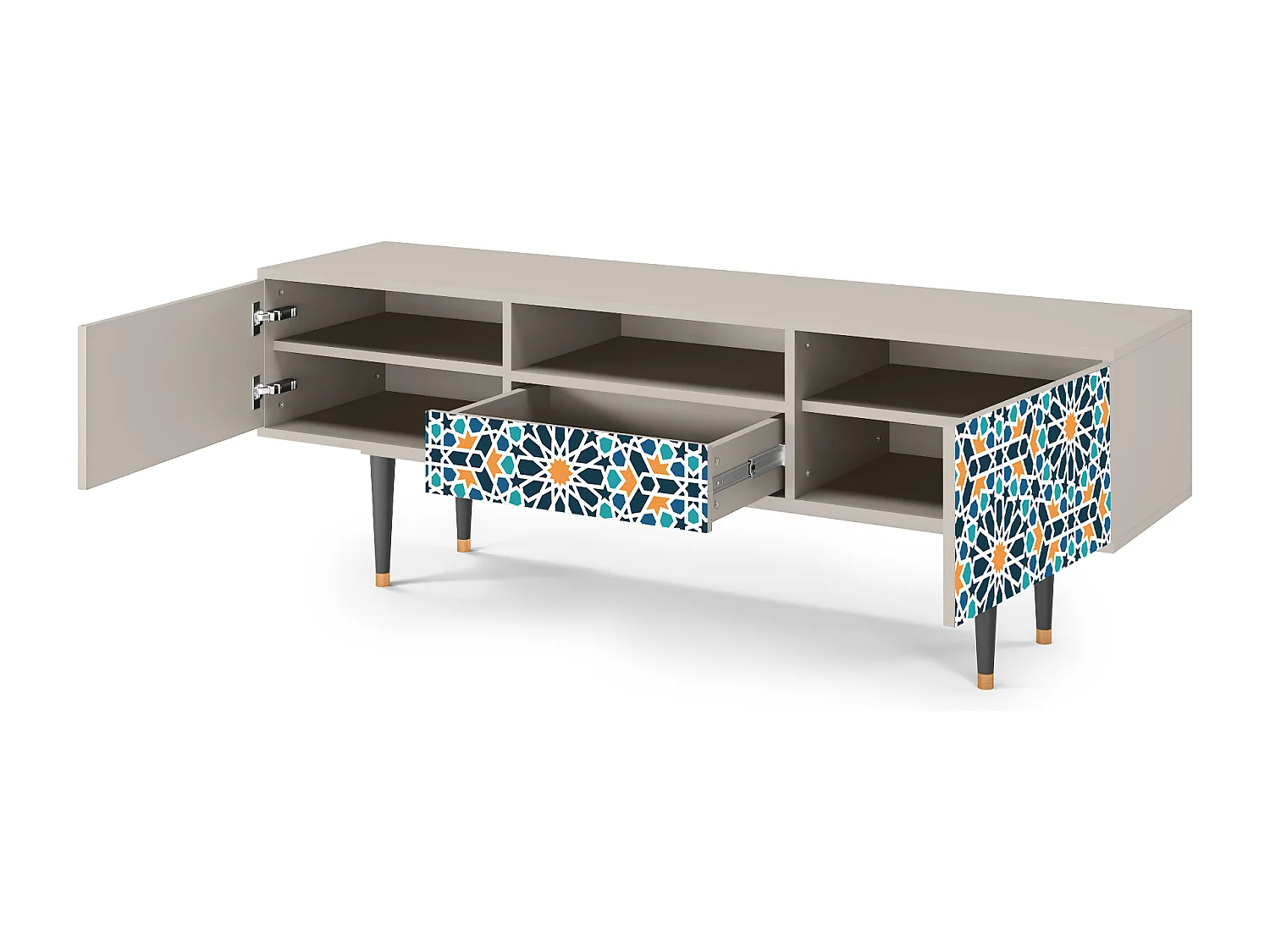 TV-Möbel - 170х59х41 cm - T6 - Kaleidoscope, Sand