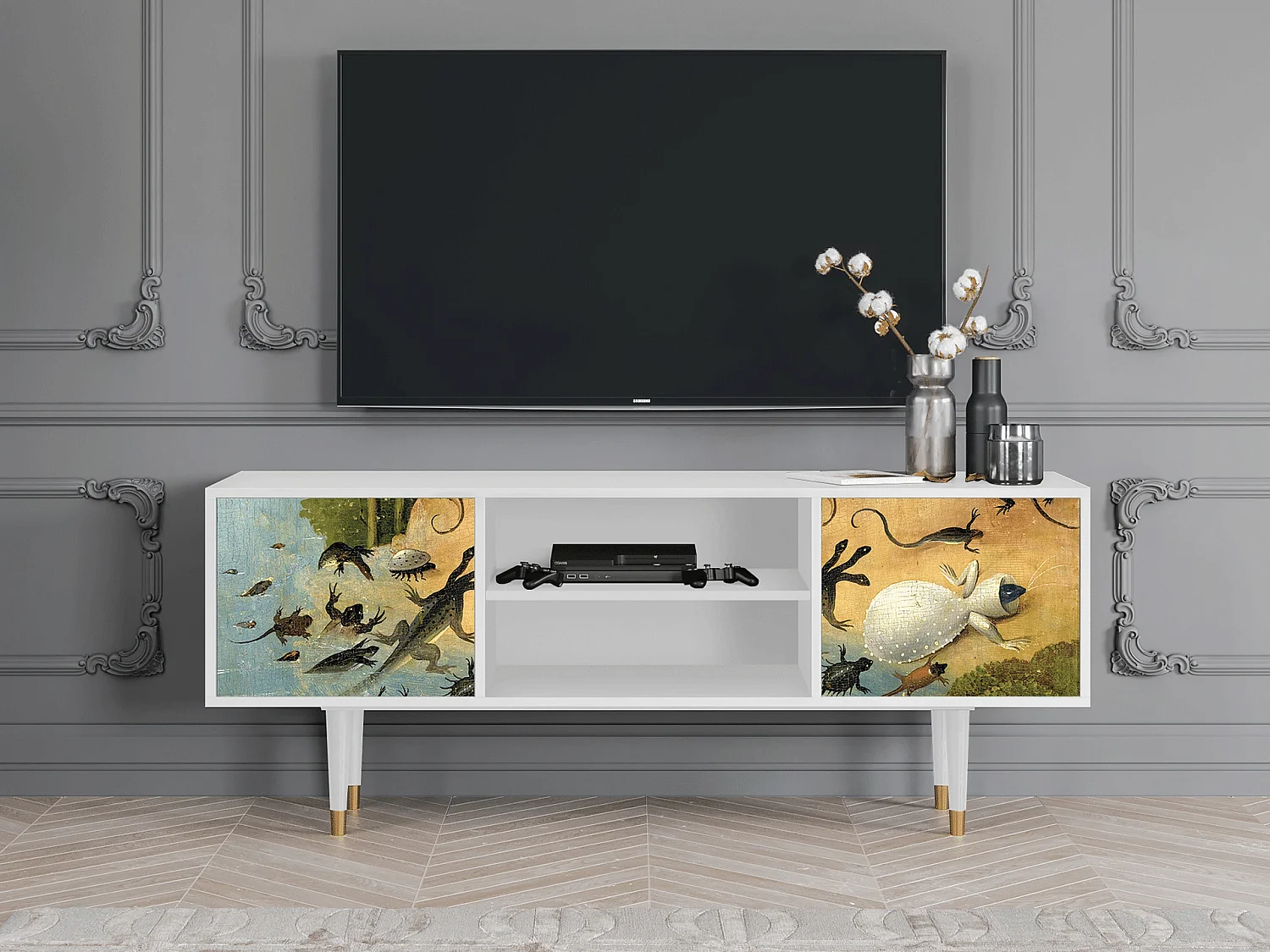 Mueble de TV - 170х69х48 cm - T2 - The Garden by Bosch, Branco