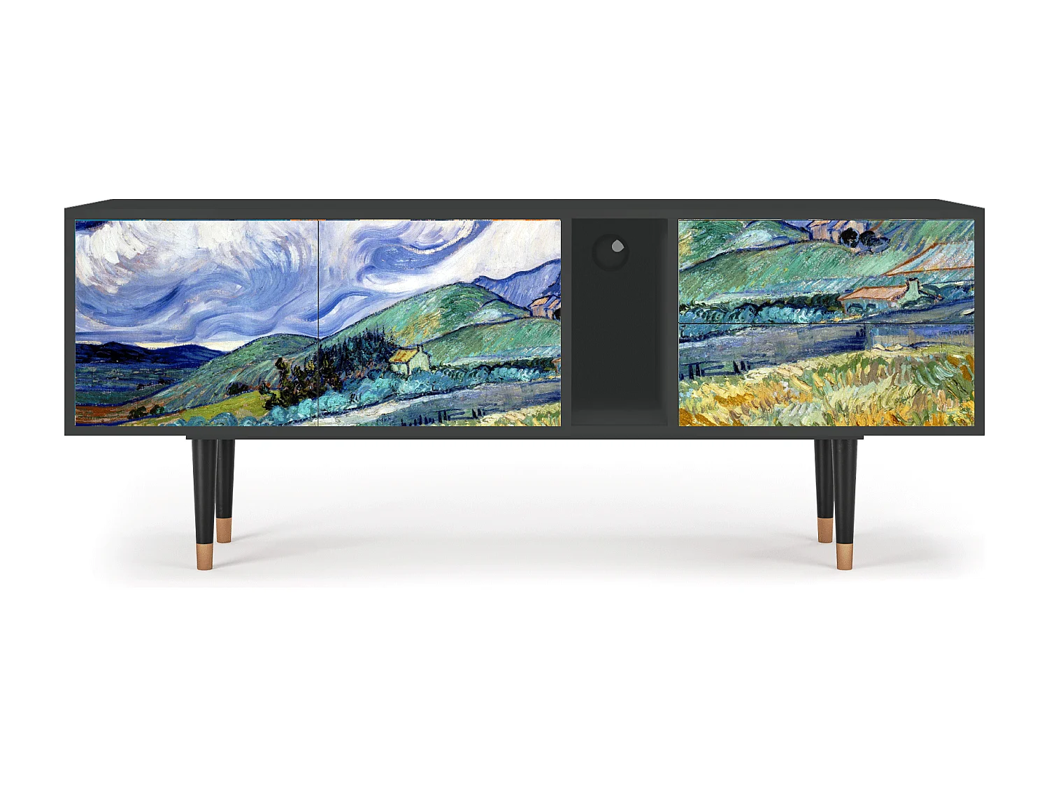 TV-meubel - 170х69х48 cm - T1 - Landscape, Antraciet