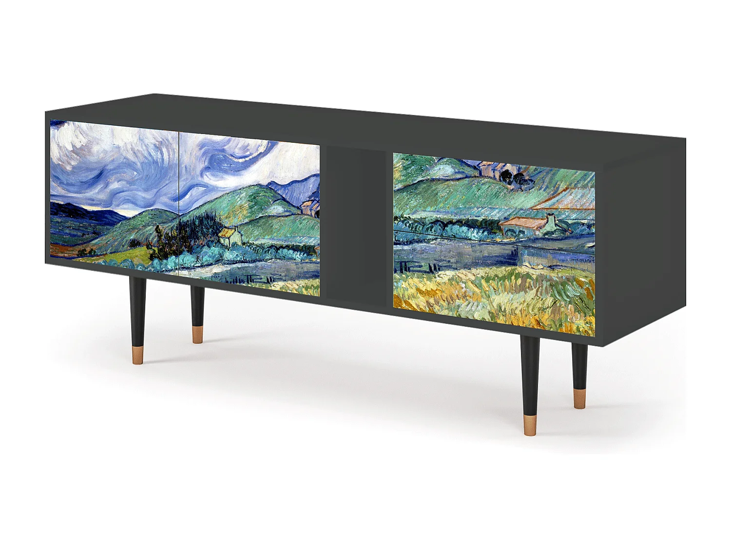 TV-Möbel - 170х69х48 cm - T1 - Landscape, Anthrazit