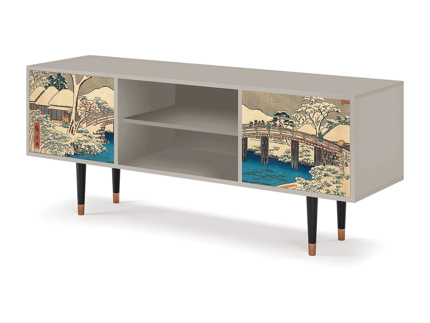 Mobile TV - 170х69х48 cm - T2 - Katabira River, Sabbia