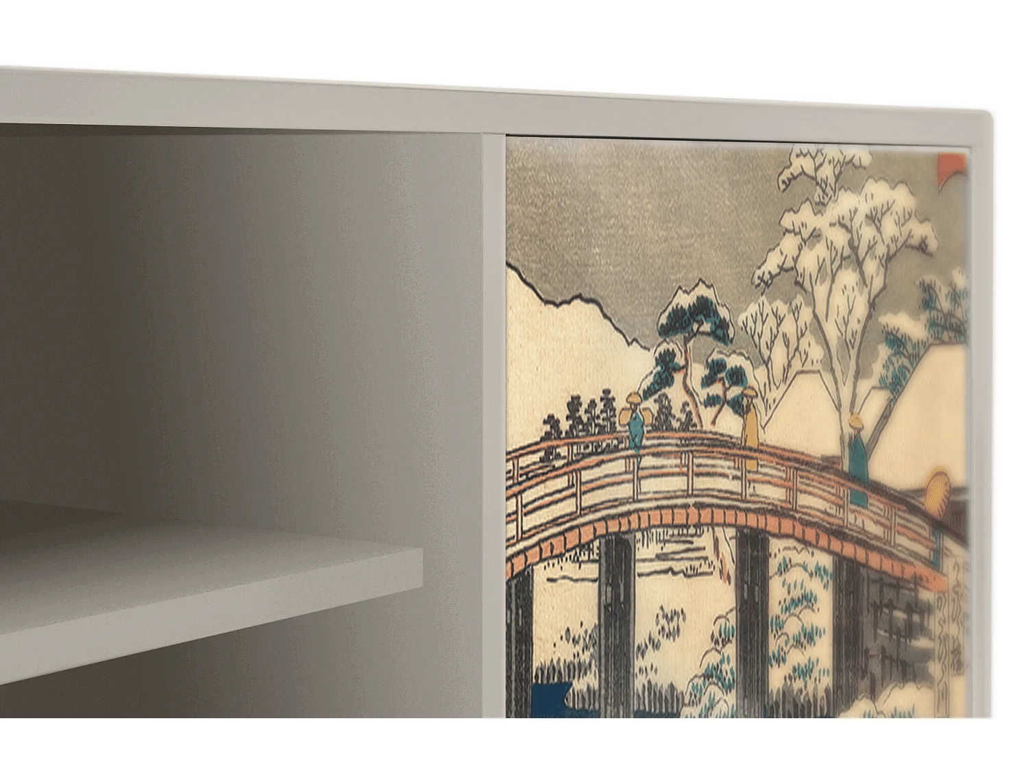 Mobile TV - 170х69х48 cm - T2 - Katabira River, Sabbia