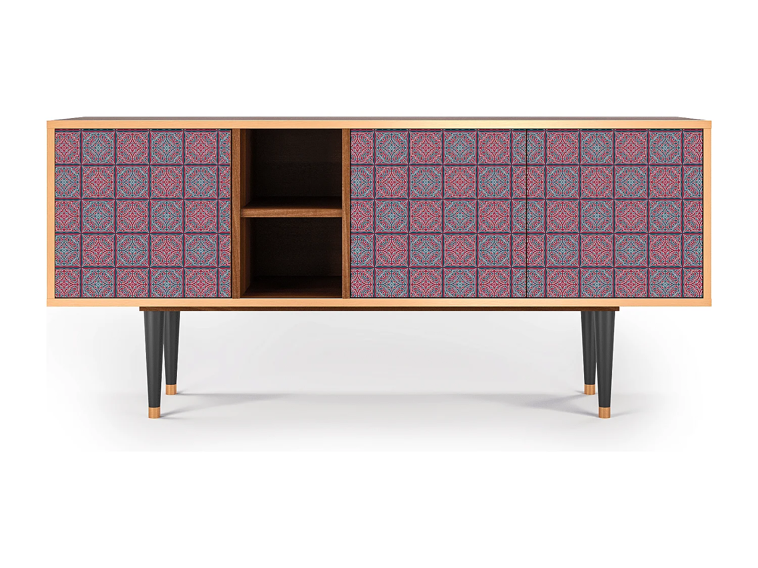 Mobile TV - 150х69х41 cm - T5 - Riviera Mosaic, Noce