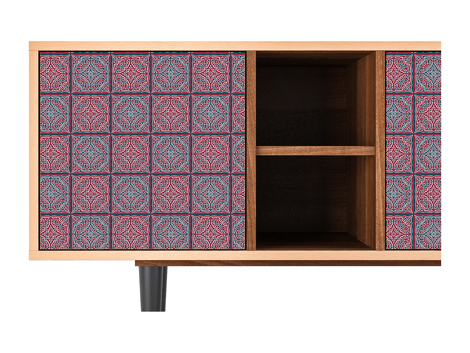 Mobile TV - 150х69х41 cm - T5 - Riviera Mosaic, Noce