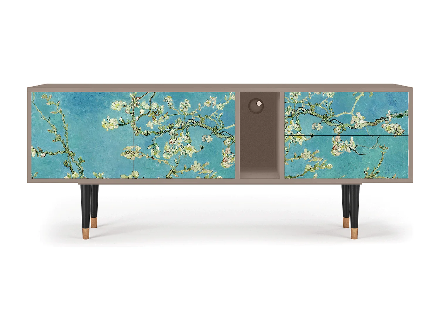 Mobile TV - 170х69х48 cm - T1 - Almond Blossom, Latte