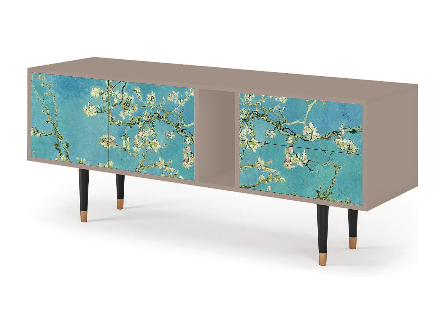 Mobile TV - 170х69х48 cm - T1 - Almond Blossom, Latte