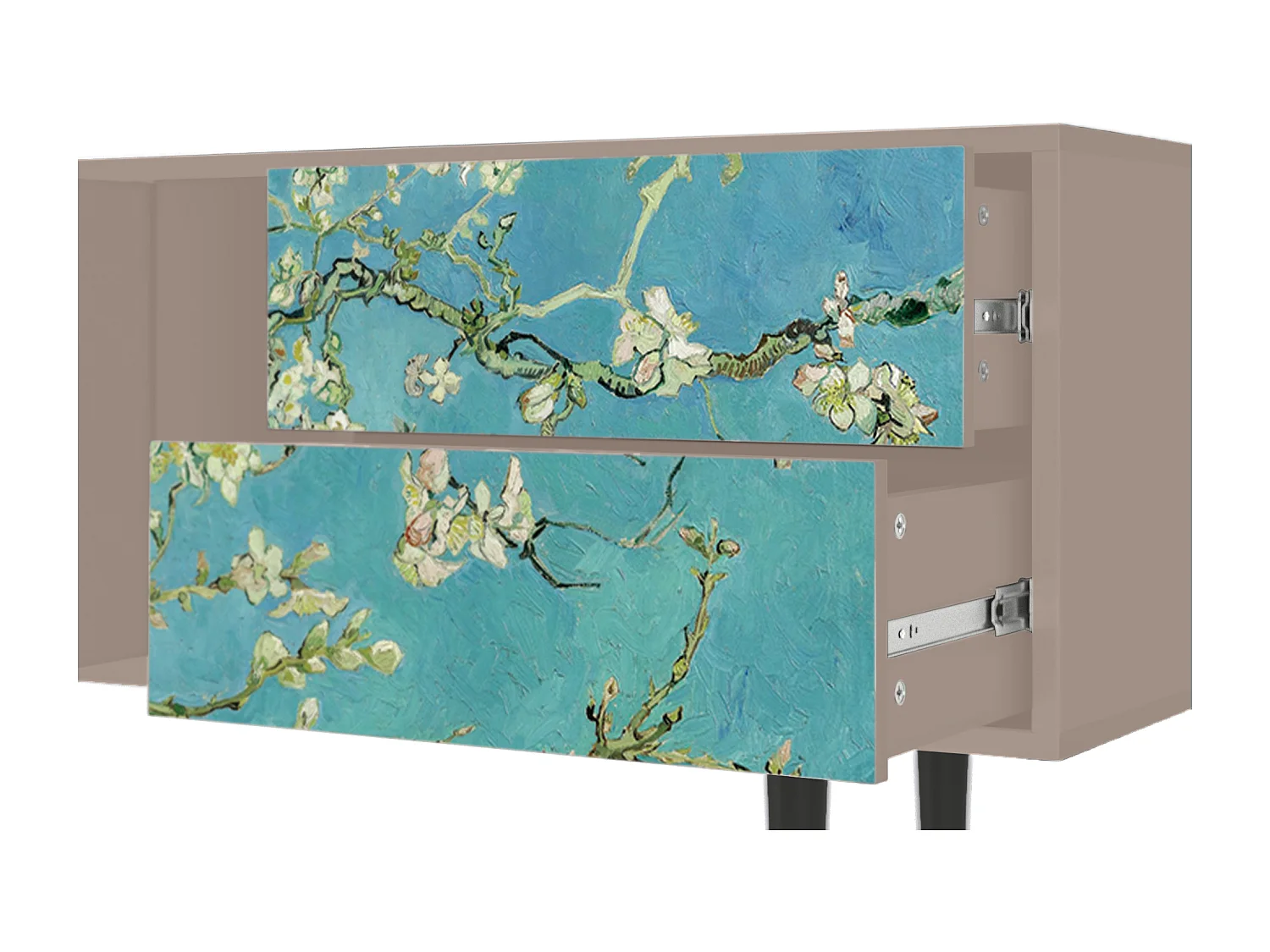Mobile TV - 170х69х48 cm - T1 - Almond Blossom, Latte