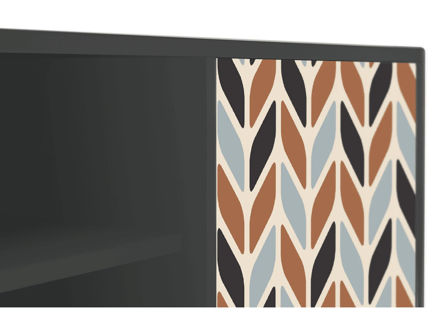 TV-meubel - 170х69х48 cm - T2 - Beige Laure, Antraciet