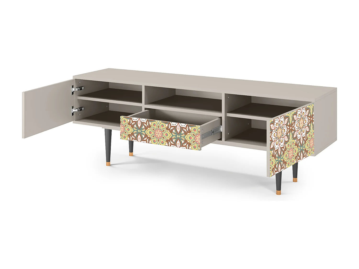 Mobile TV - 170х59х41 cm - T6 - Chinese Tea, Sabbia