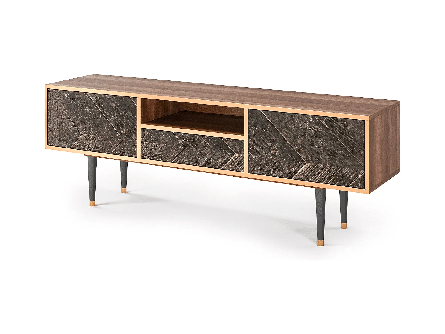 TV-Möbel - 170х59х41 cm - T6 - Wise Tree, Walnuss