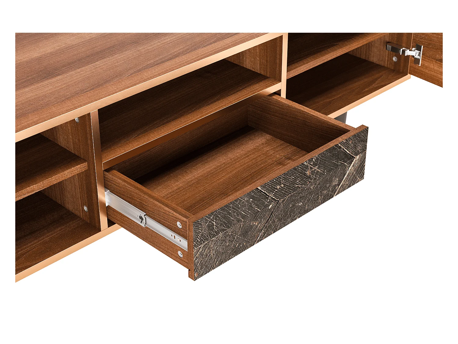 TV-Möbel - 170х59х41 cm - T6 - Wise Tree, Walnuss