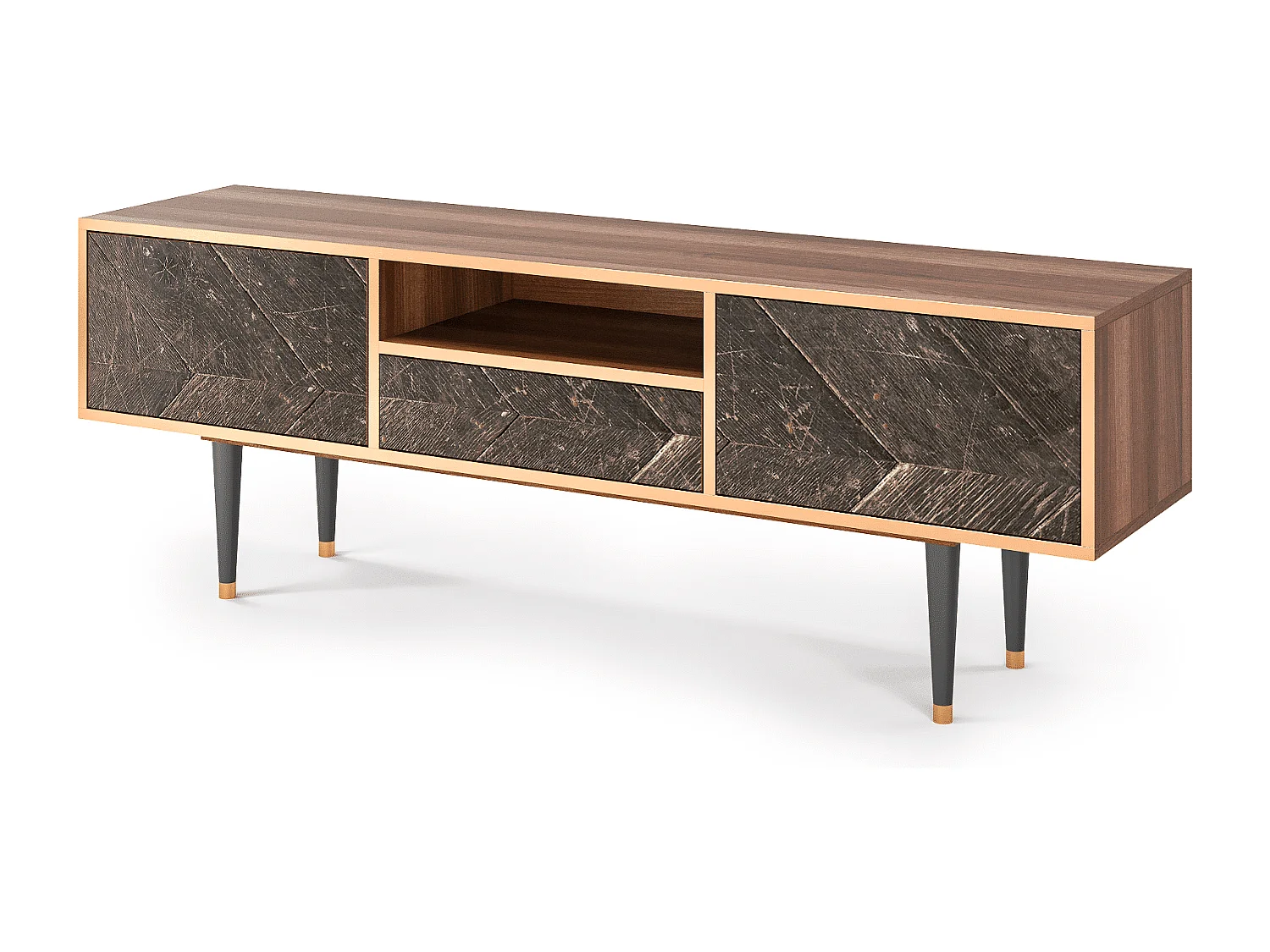 Mueble de TV - 170х59х41 cm - T6 - Wise Tree, Nogal