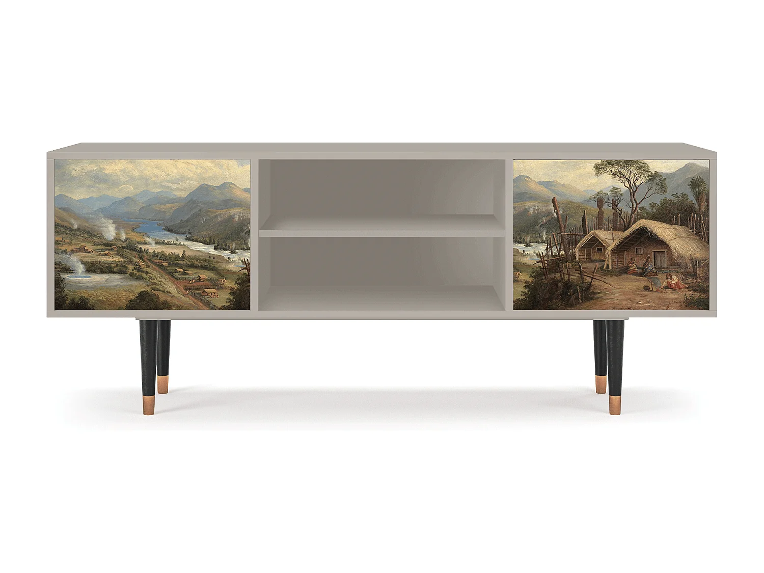 Meuble TV - 170х69х48 cm - T2 - View Across the Plains , Sable