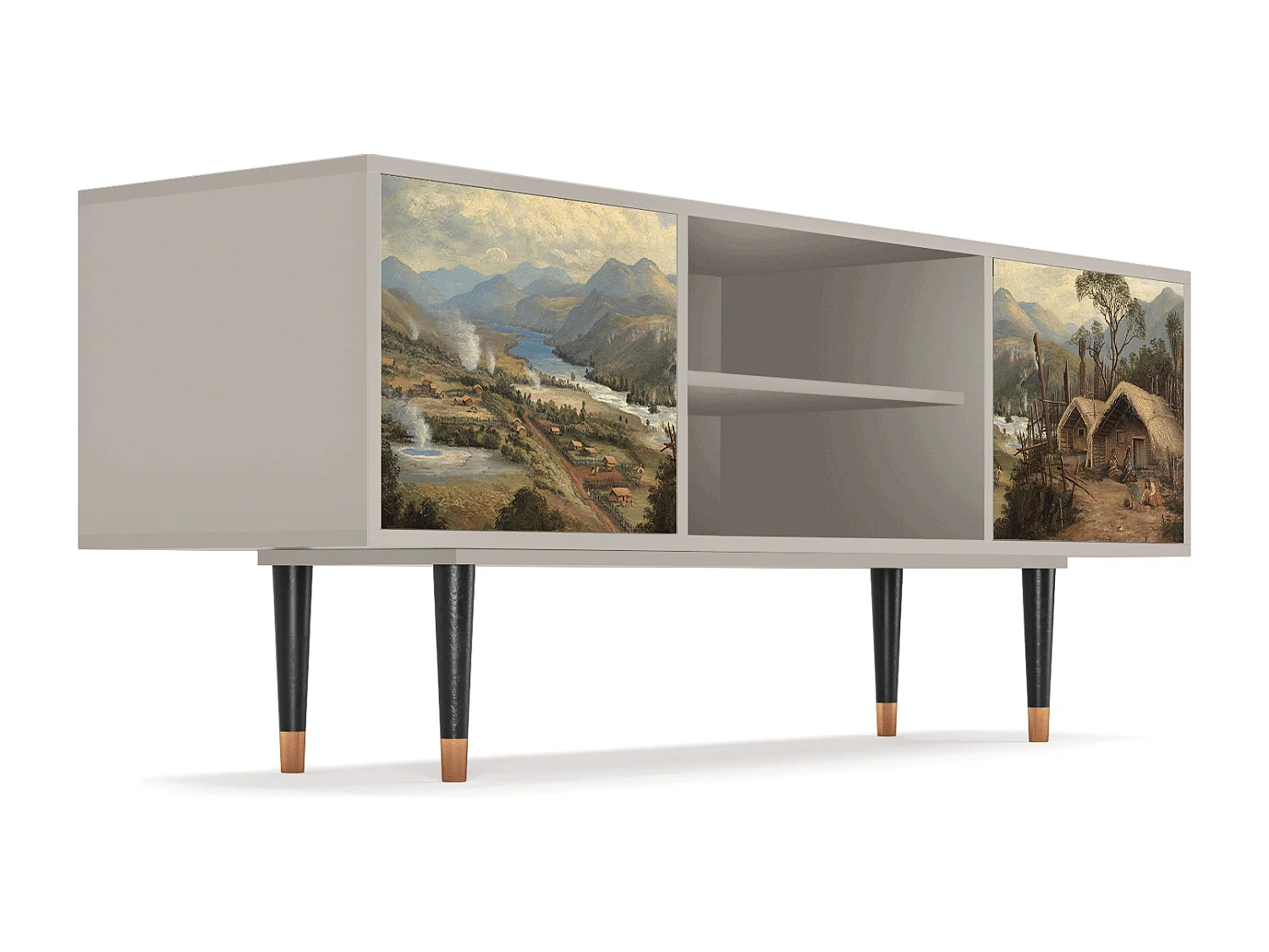 Meuble TV - 170х69х48 cm - T2 - View Across the Plains , Sable