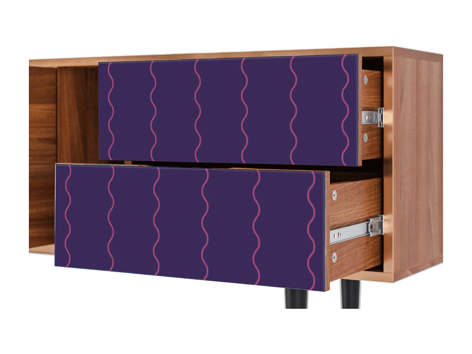 TV-Möbel - 170х69х48 cm - T1 - Grape Maccaroni, Walnuss