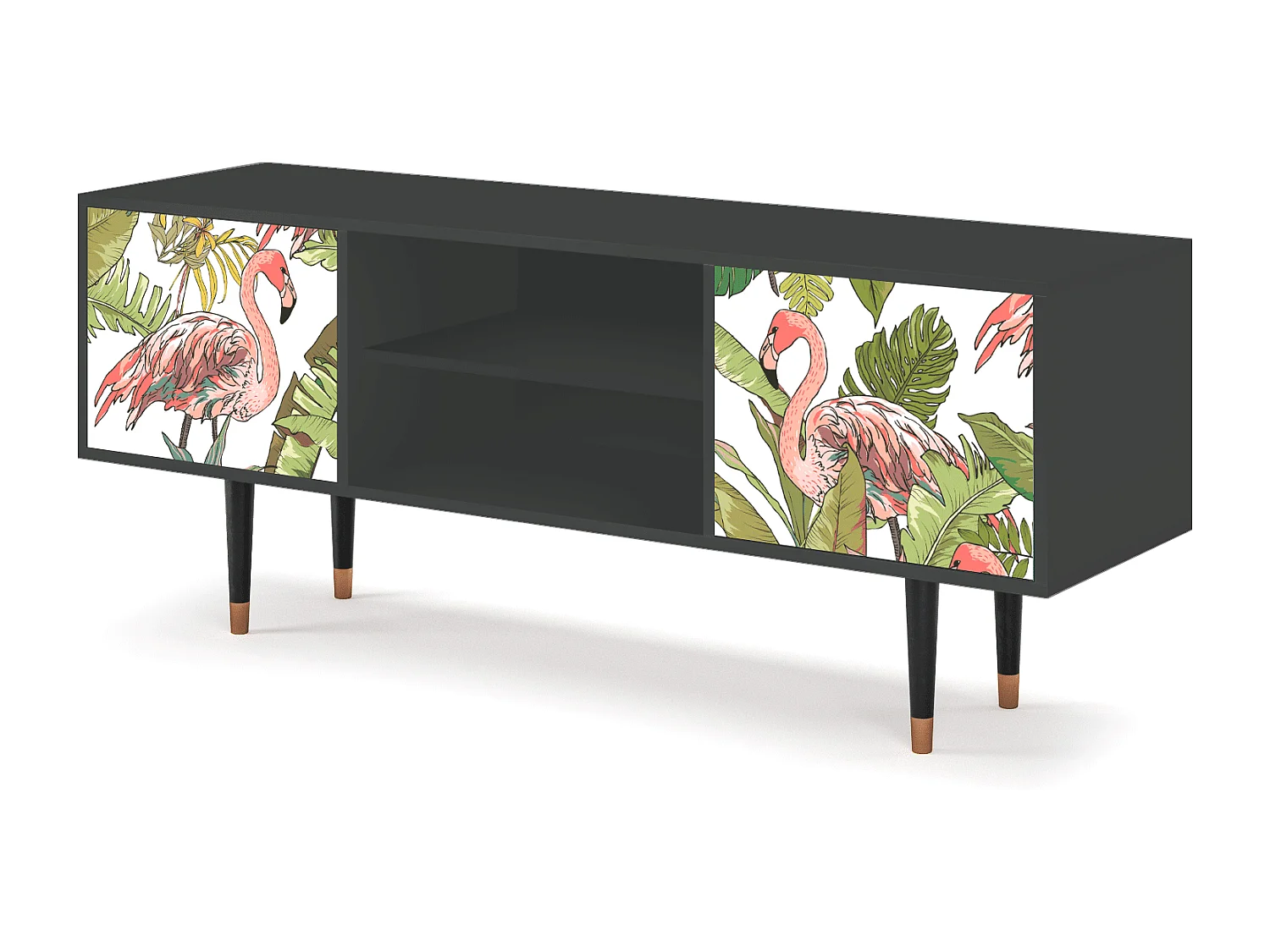 TV-Möbel - 170х69х48 cm - T2 - Sweet Flamingo, Anthrazit