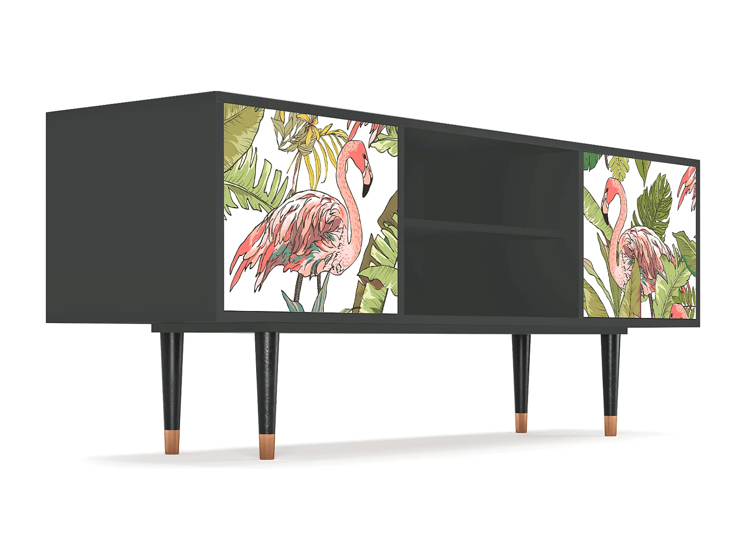 TV-Möbel - 170х69х48 cm - T2 - Sweet Flamingo, Anthrazit