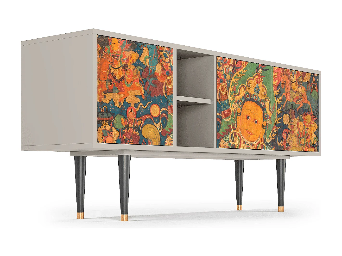 Mueble de TV - 150х69х41 cm - T5 - God by Vaisravana , Areia